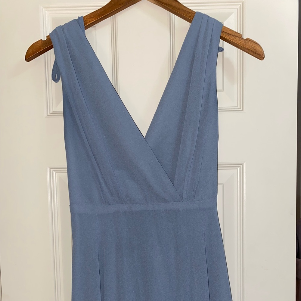 Slate Blue Bridesmaid Dress